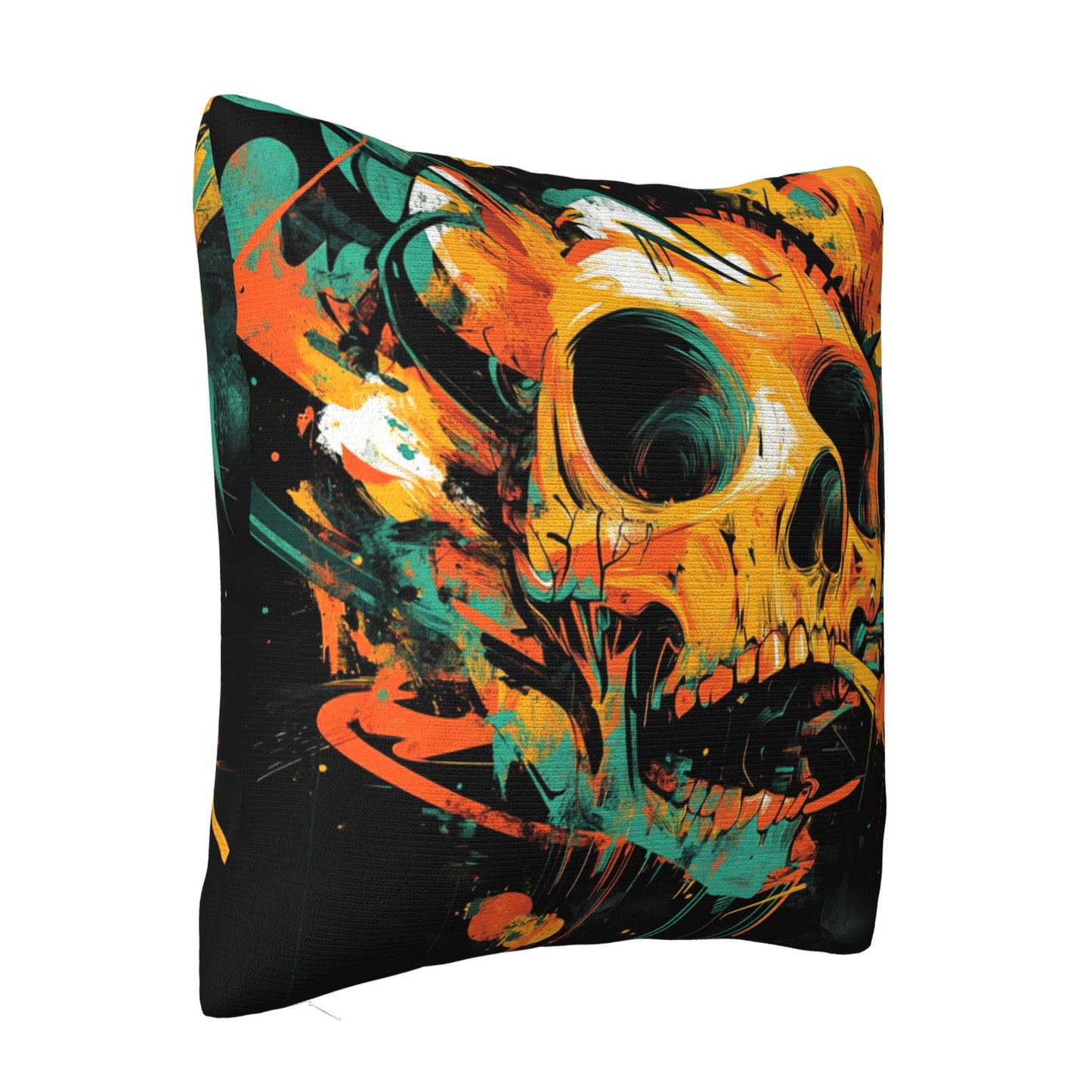 Unique Skull Art Cushion Cover | Trendy Home Décor | Multiple Sizes Available | Bold & Creative Style