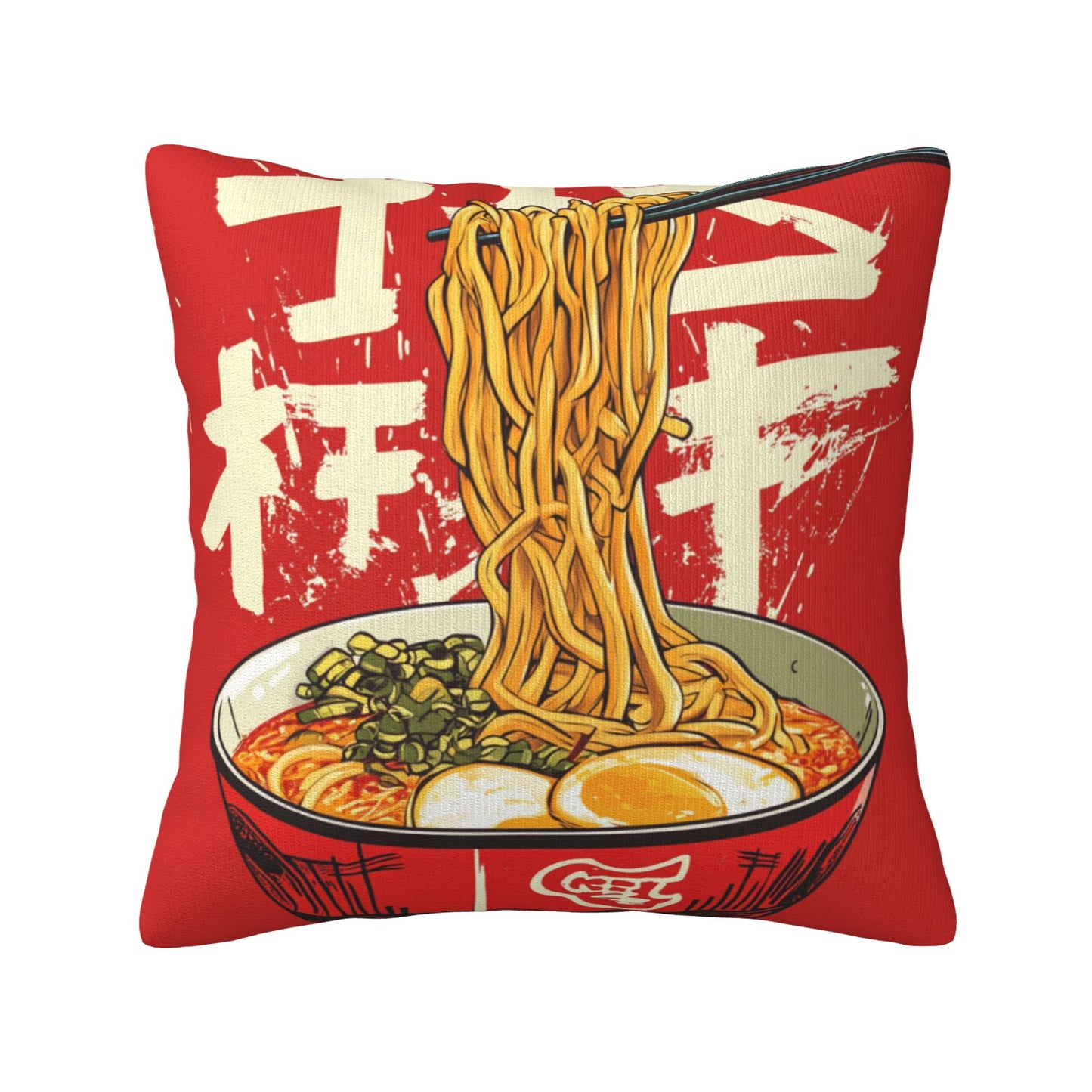 Japanese Ramen Pillow - Food-Themed Creative Home Decor